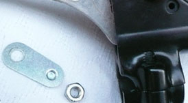 Honda 750 master cylinder underneath
